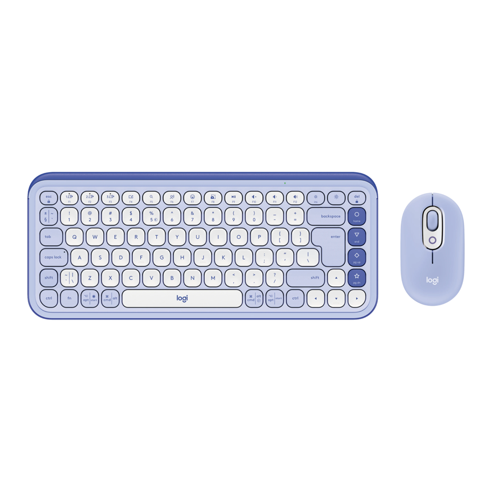 LOGITECH POP ICON COMBO - LILAC - UK - BT - N/A - INTNL-973