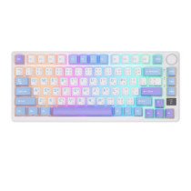 Klaviatūra Royal Kludge RK M75 (Taro Milk) - RK Silver switches