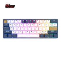 Klaviatūra Royal Kludge RK61 Plus (Mėlyna/Balta) - RK Brown switches
