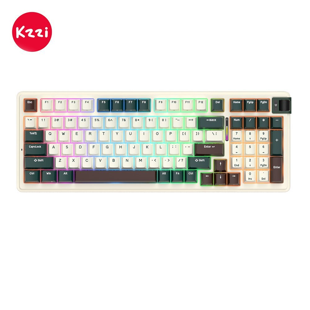 Klaviatūra Royal Kludge KZZI K98 (Oasis Green) - Rainbow Switches