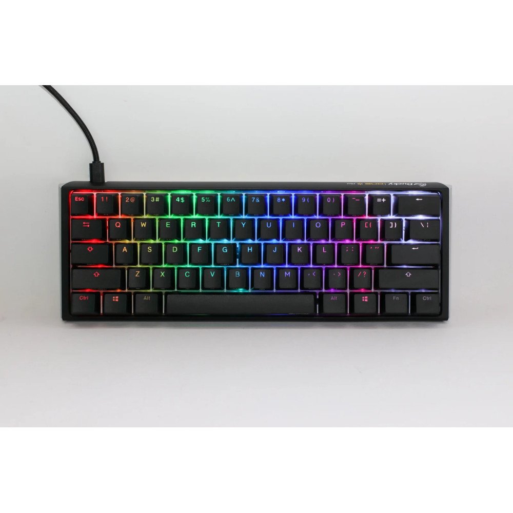 Klaviatūra Ducky One 3 60% (Juoda) - Cherry MX Silver switches