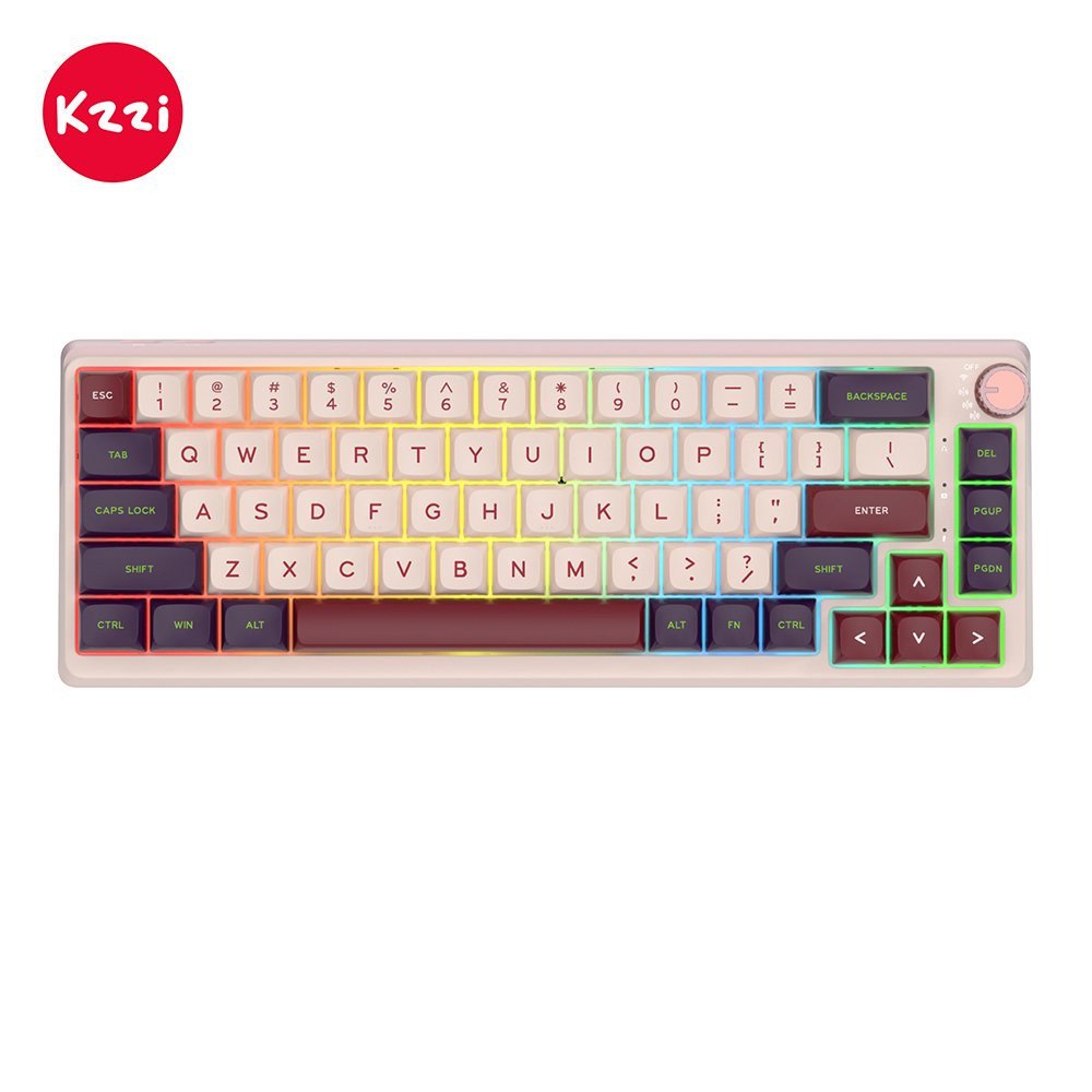 Klaviatūra Royal Kludge KZZI K68 Pro (Nezuko Purple) - Resilient