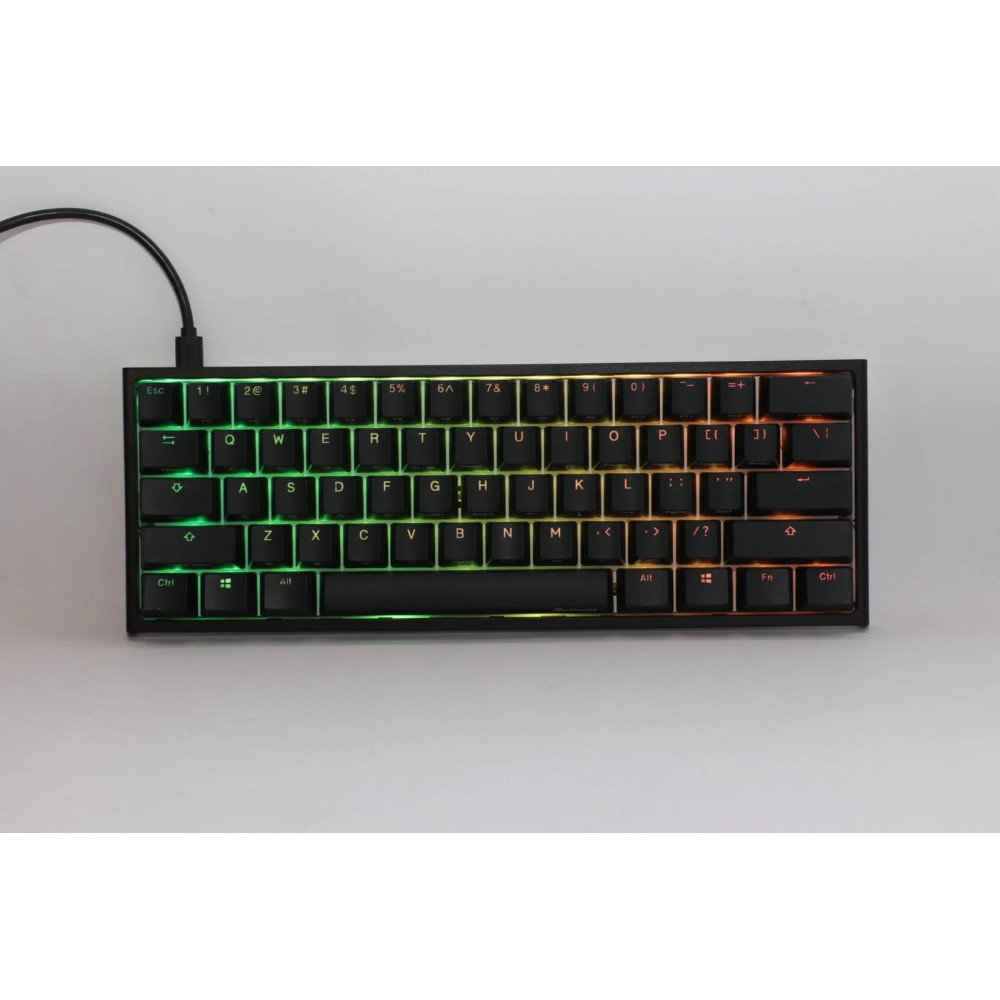Klaviatūra Ducky One 2 Pro RGB 60% (Juoda) - Cherry MX Silver