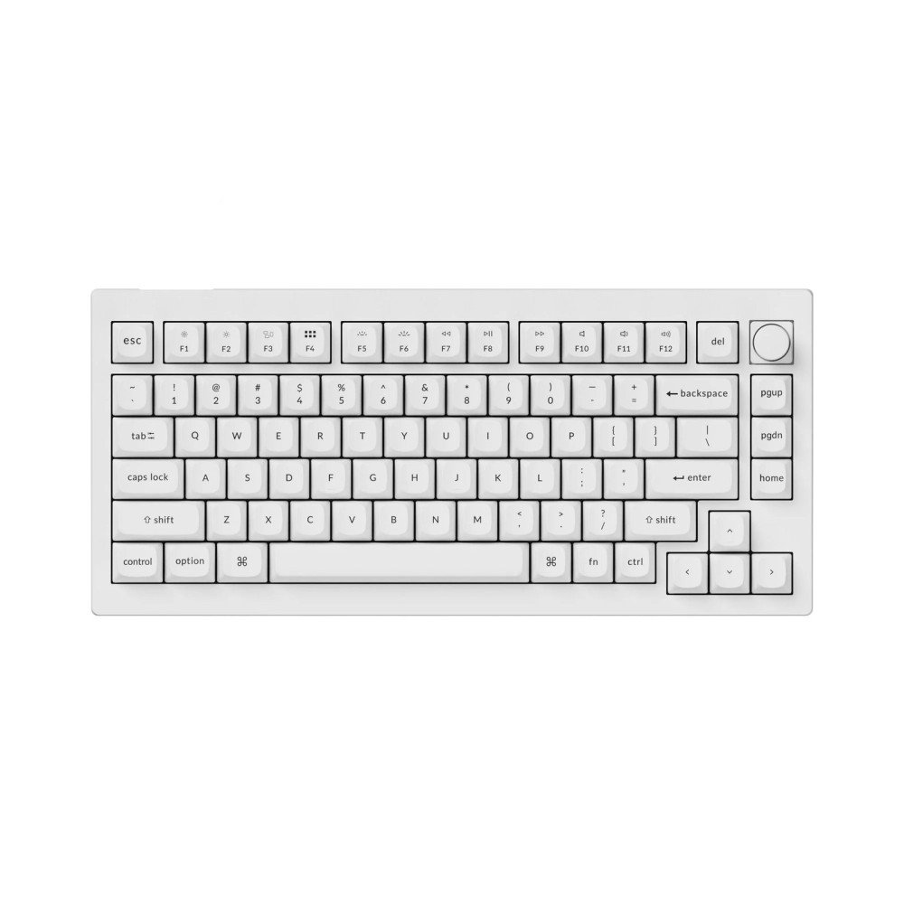 Klaviatūra Keychron V1 QMK (Shell White) - Keychron K Pro Banana