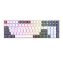 Klaviatūra Royal Kludge RK100 (Balta/Pilka) - RK Red switches