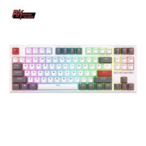 Klaviatūra Royal Kludge RK R87 (Balta) - RK Blue switches