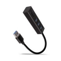 AXAGON SuperSpeed USB-A Hub and Card Reader|HMA-CR3A