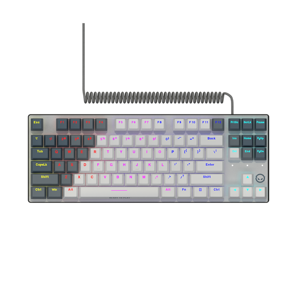 LORGAR|Azar|514TKL,|Wired|RGB|mechanical|gaming|keyboard,|white,|EN