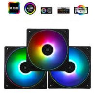 Thermalright TL-S12-S X3 PWM ARGB Black 3vnt. (120mm) (Juodi)