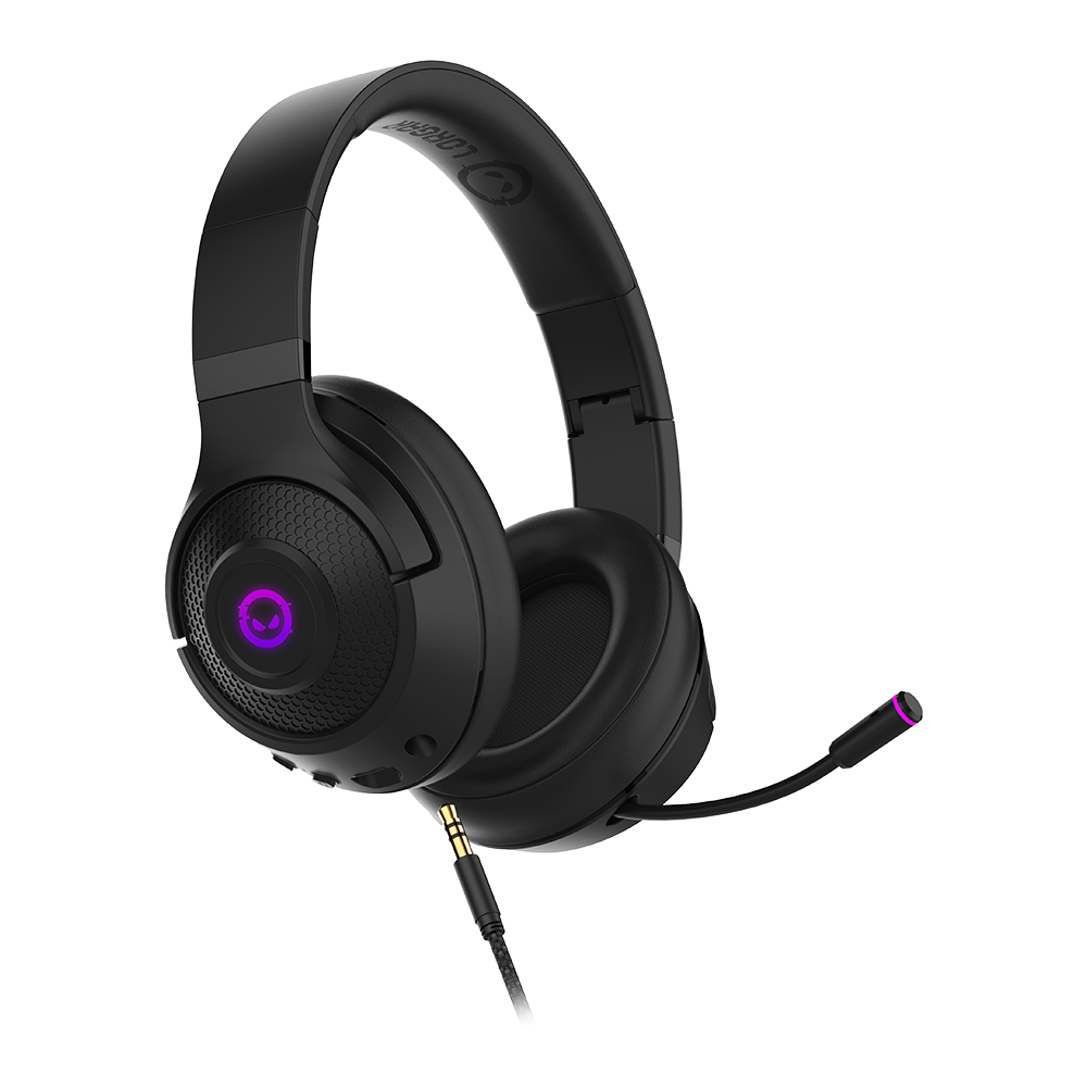 Lorgar Noah 701, gaming headset with microphone, 2.4G+ BT 5.0 Realtek