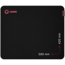 Lorgar Main 325, Gaming mouse pad, Precise control surface, Red