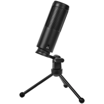 LORGAR Voicer 521, Gaming Microphone, Black, USB condenser mic with