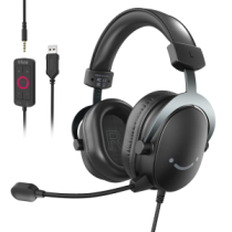 FIFINE AmpliGame H9 Black (Juodos) Žaidimų Ausinės