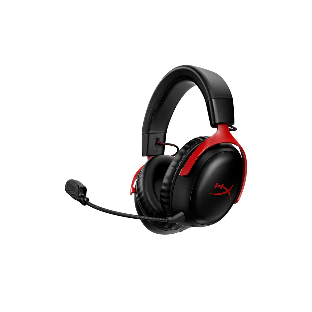 HyperX Cloud III Wireless Red (Raudonas) Belaidės Žaidimų Ausinės