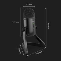 FIFINE K678 Black (Juodas) Kondensatorinis Mikrofonas