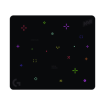 NAVI Crosshair Mousepad (L 460 x 400 x 3mm) (Juodas) Pelės Kilimėlis