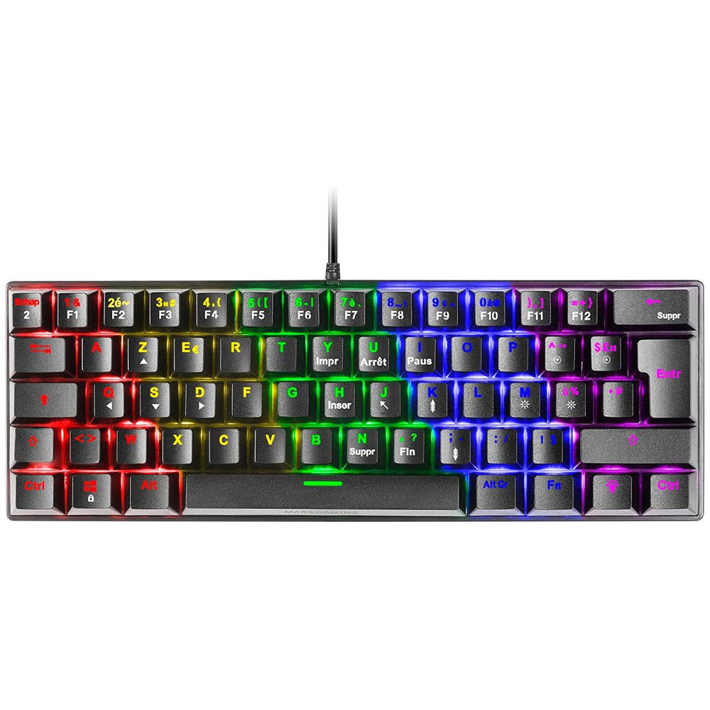 Mars Gaming MK60 – 60 % mechaninė klaviatūra su Blue