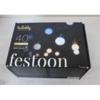 SALE OUT. Twinkly Festoon Smart LED Lights 40 AWW (Gold+Silver) G45