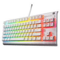 SteelSeries Apex 3 TKL - US layout - Membrane - White (Balta)