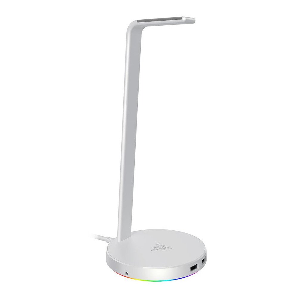 Razer Base Station V2 Chroma Mercury, 2 x USB 3.1 ports, 1 x 3.5mm