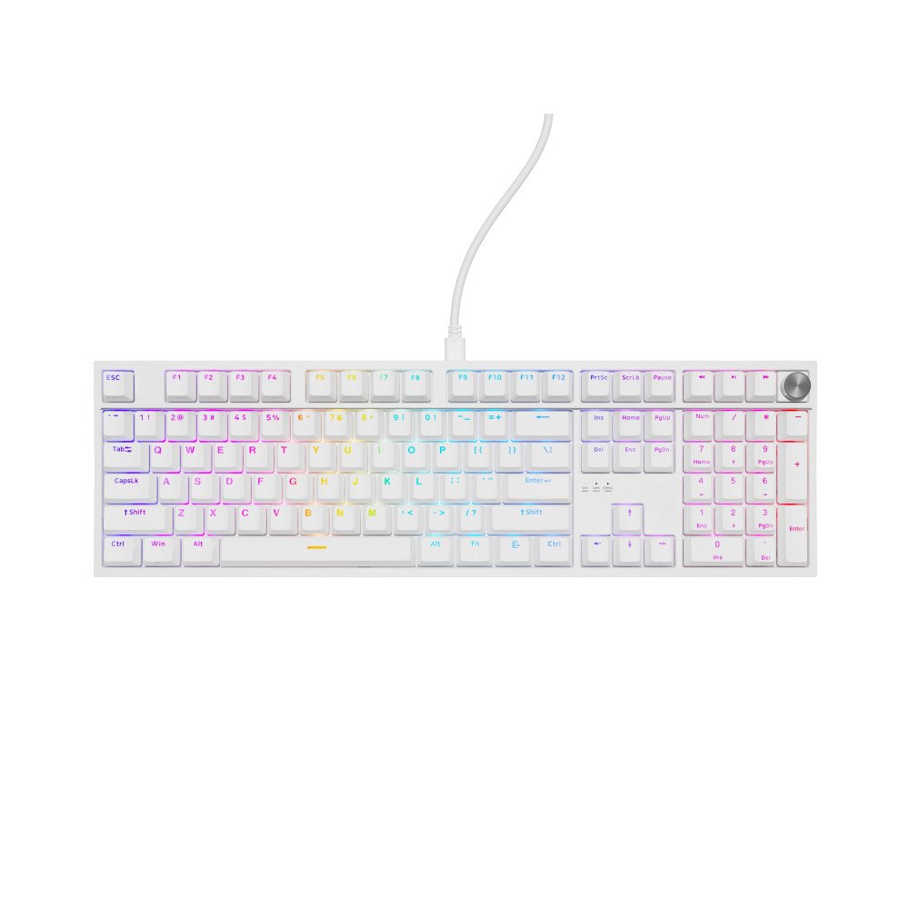 Genesis Thor 404|Mechanical Gaming Keyboard|Wired|US|White|USB|Outemu