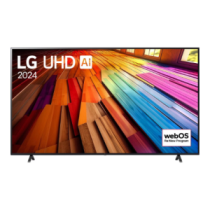 LG AI UT81 4K TV|86UT81003LA|86|Smart TV|webOS24|UHD|Black