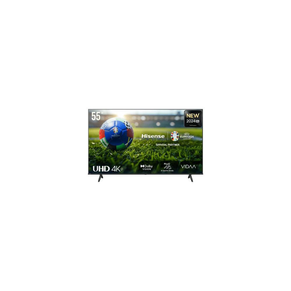 Hisense UHD Smart TV|55A6N|55"|Smart TV|VIDAA OS|UHD|Black