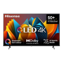 Hisense QLED Smart TV|75E7NQ|75"|Smart TV|VIDAA OS|UHD|Black