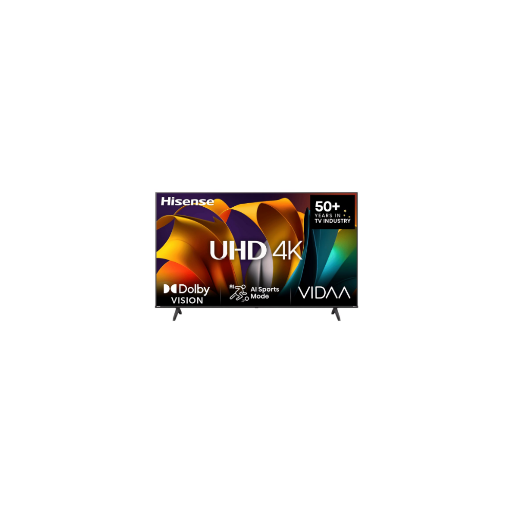 Hisense UHD Smart TV|43A6N|43"|Smart TV|VIDAA OS|UHD|Black