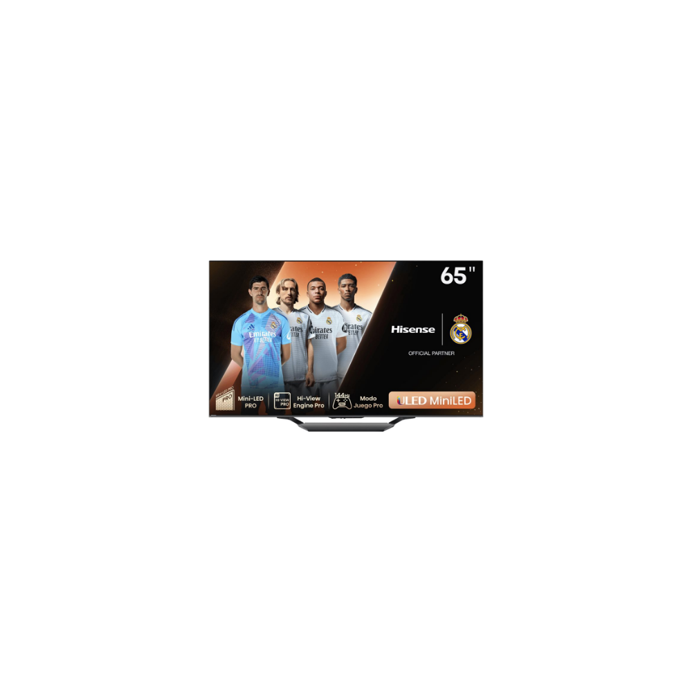 Hisense Mini LED TV|65U7NQ|65|Smart TV|VIDAA Smart OS|4K UHD|Black