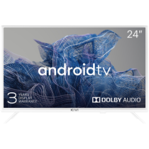 24', HD, Google Android TV, White, 1366x768, 60 Hz, Sound by JVC