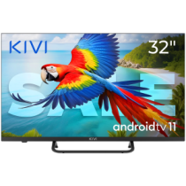 32", Black, HD 2k, Android TV 11, Black, 1920x1080, 60 Hz, AV1, Sound