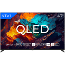 TV KIVI 43U720QB 43'' QLED 4K Google TV, Dolby Audio, Max Vivid, HDMI