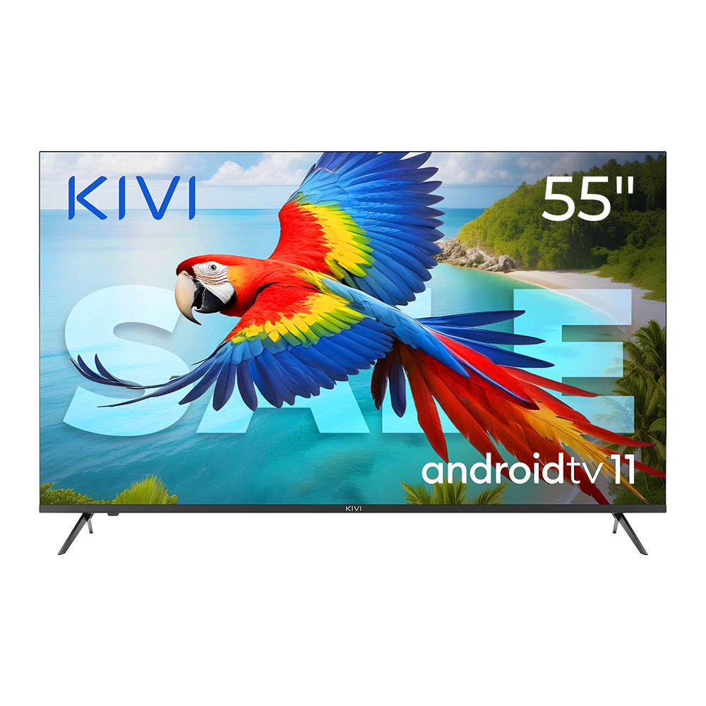 55', UHD, Android TV 11, Black, 3840x2160, 60 Hz, Sound 2x12W, 83