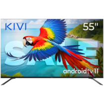 55", UHD, Android TV 11, Black, 60 Hz, AV1, Sound 2x12W, 82 kWh/1000h