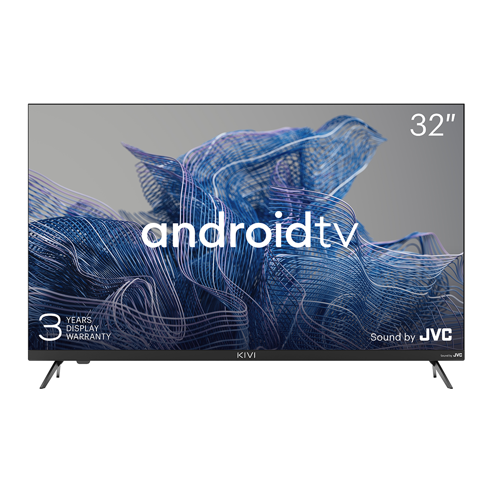 32', HD, Google Android TV, Black, 1366x768, 60 Hz, Sound by JVC