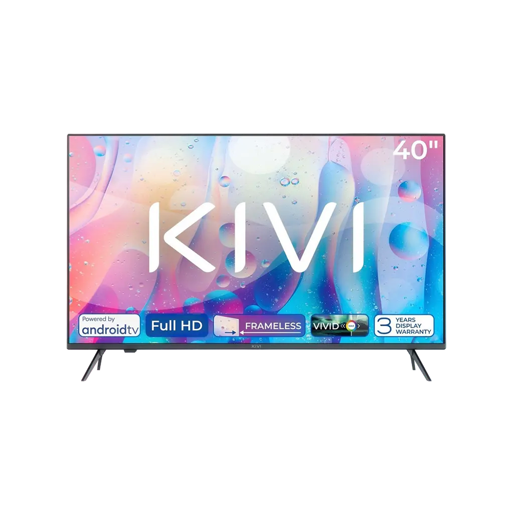 40", HD, Android TV 11, Black, 1920x1080, 60 Hz, AV1, Sound 2x8W, 37