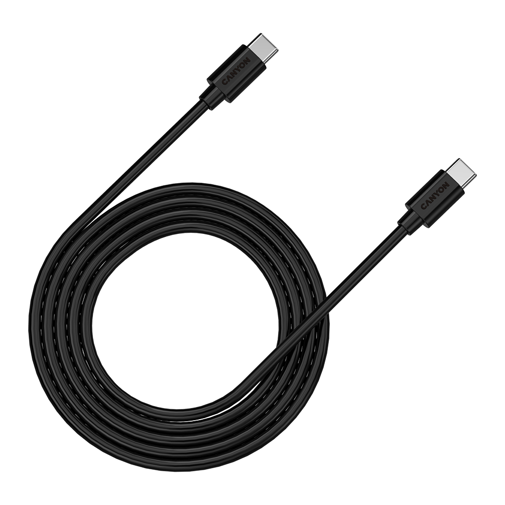 CANYON UC-12, cable 100W, 20V/ 5A, typeC to Type C, 2M with Emark