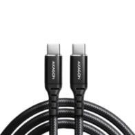 Axagon Data and charging USB 2.0 cable length 2 m. PD 60W, 3A. Black