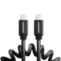 Axagon Data and charging USB 2.0 cable 1.1 m long. PD 60W, 3A. Black