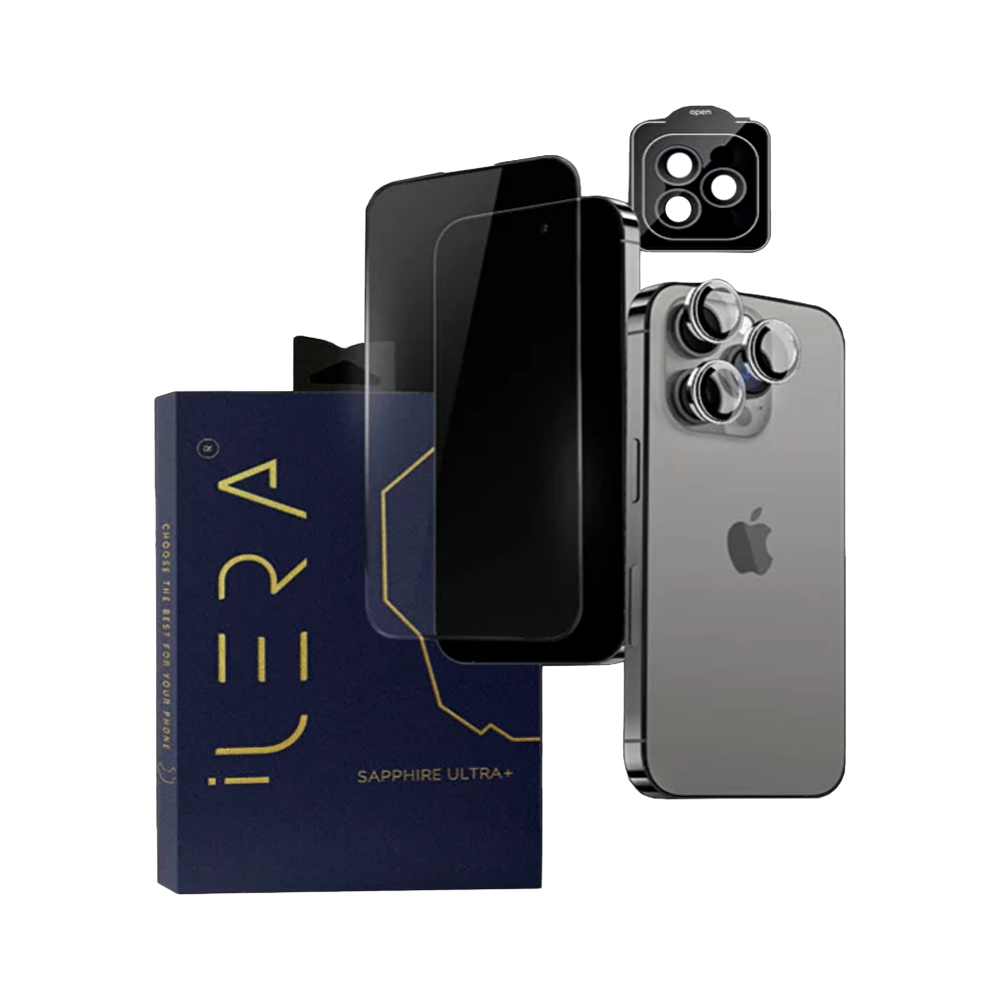 iLera Sapphire Ultra + Glass for iPhone 16 Pro Max