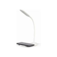 Gembird|Desk lamp with wireless charger|TA-WPC10-LED-01-W