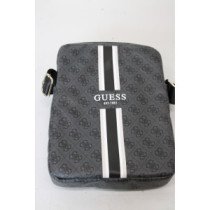 SALE OUT. Guess Bag GUTB10P4RPSK 10"black 4G Stripes Tablet Bag|GUESS