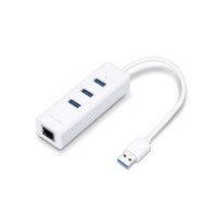 TP-LINK|UE330|USB 3.0 3-Port Hub & Gigabit Ethernet Adapter 2 in 1