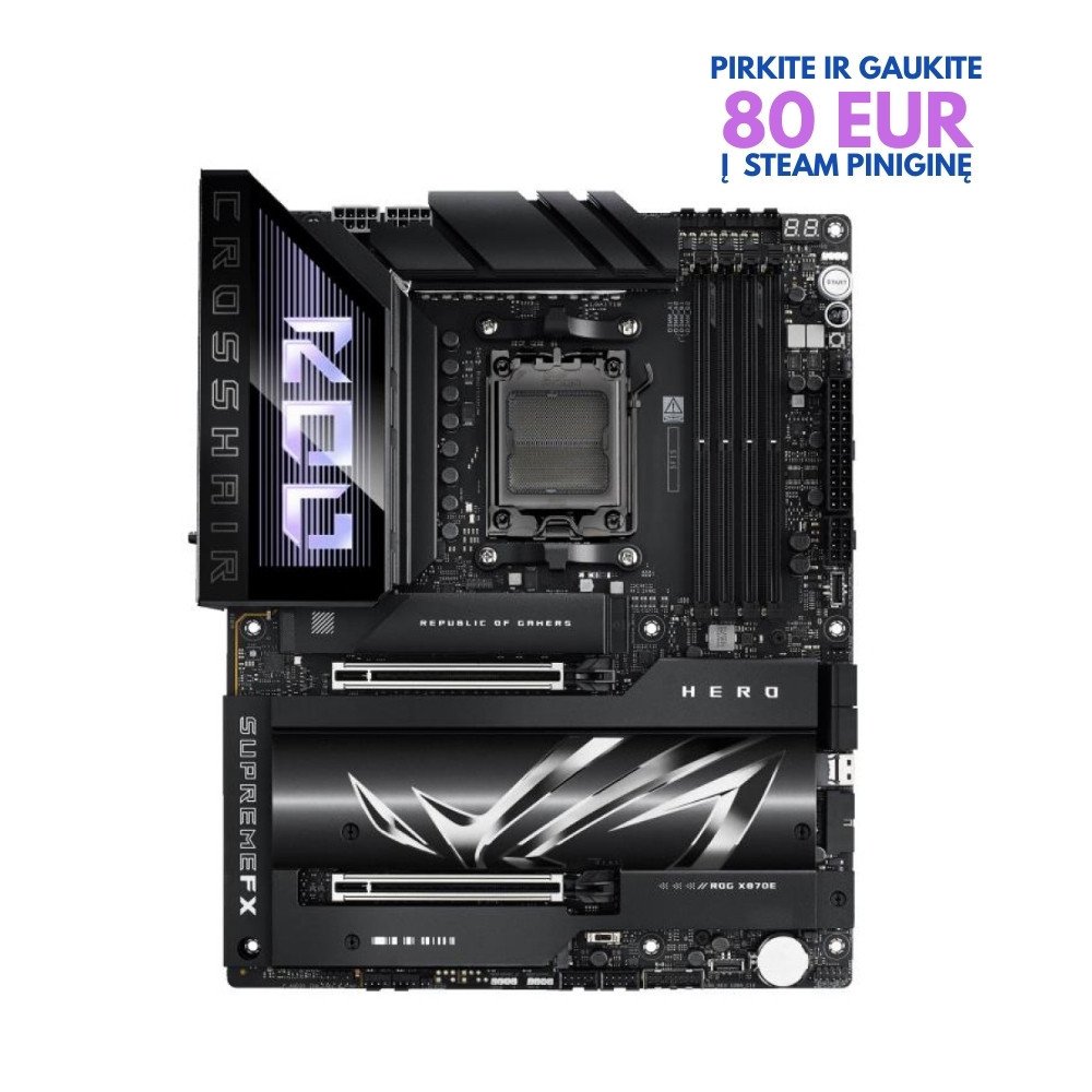 Mainboard|ASUS|AMD|X870E|SAM5|ATX|Memory|DDR5|Memory|slots|4|4.0|16x