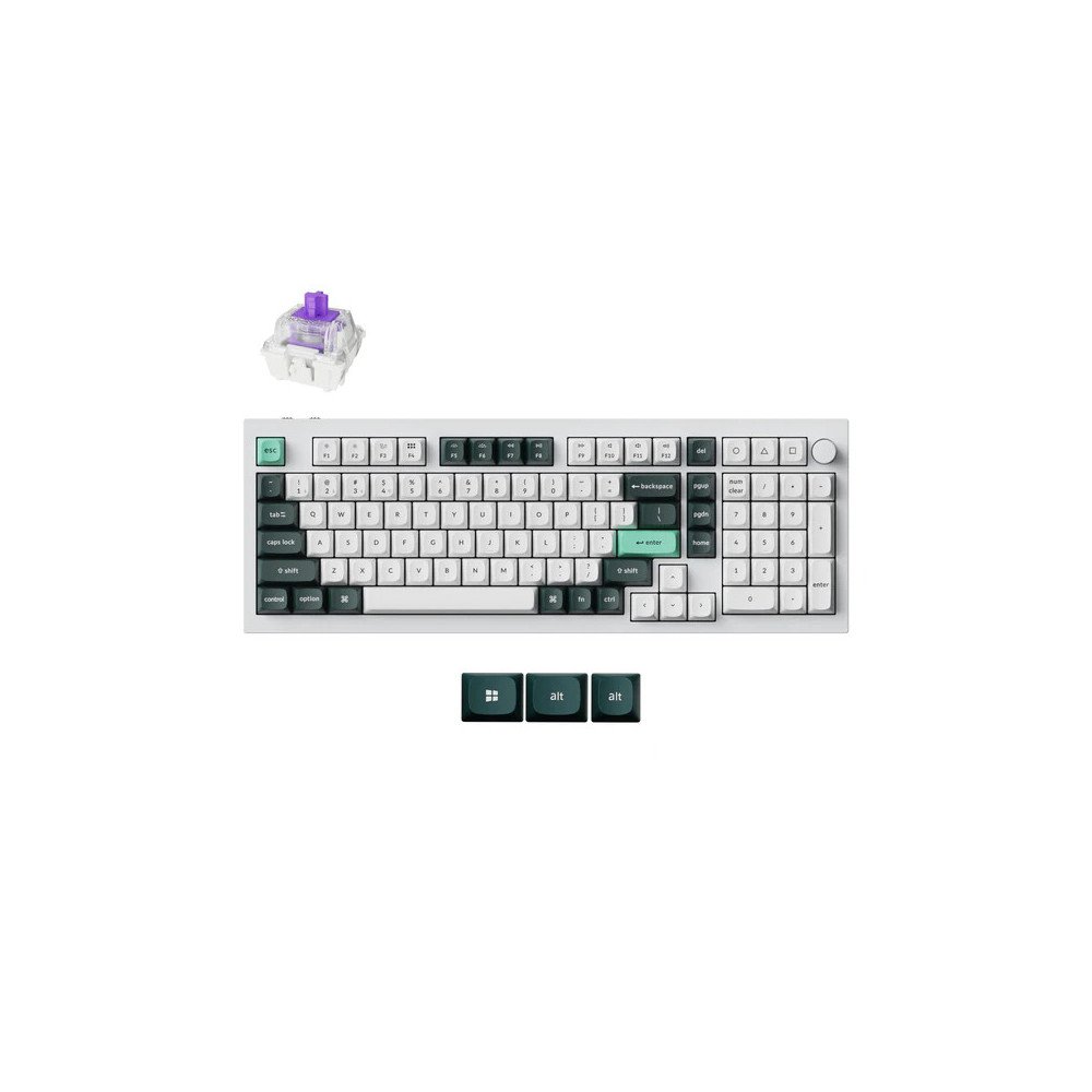 KEYBOARD WRL Q5 HE RGB/SHELL WHITE Q5H-P1 KEYCHRON