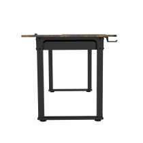 Žaidimų stalas Ultradesk UPLIFT Rudas, 160 x 75 cm, mechaniškai reguliuojamas aukštis 74–116 cm
