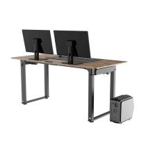 Žaidimų stalas Ultradesk UPLIFT Rudas, 160 x 75 cm, mechaniškai reguliuojamas aukštis 74–116 cm