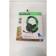 SALE OUT. Razer Kraken V4 X Gaming Headset, Minecraft Edition, Wired