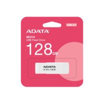 ADATA|USB Flash Drive|UC310|128 GB|USB 3.2 Gen1|White